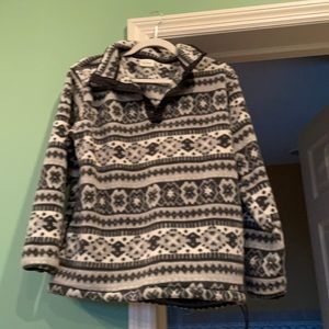LlBean pullover 100% polyester gently worn